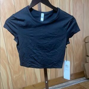 ALO Yoga Black Crop Top